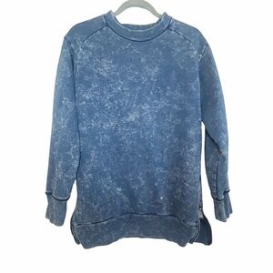 GAP Blue Acid Wash Sweatshirt